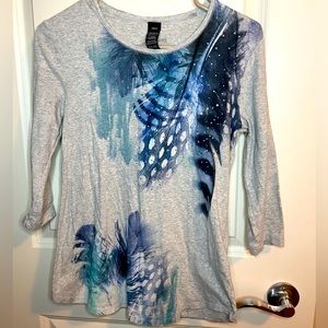 Olsen Europe feather shirt